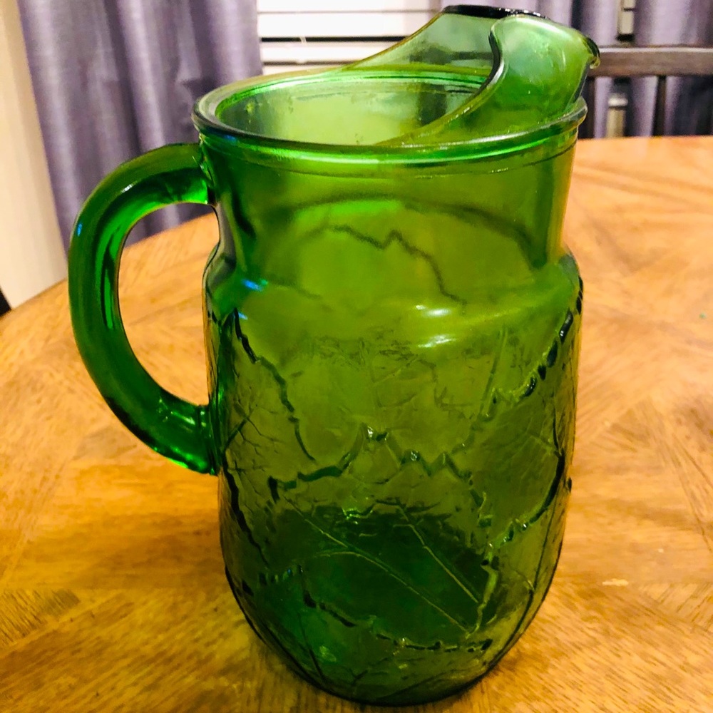 Anchor Hocking 1970's Spearmint Pitcher